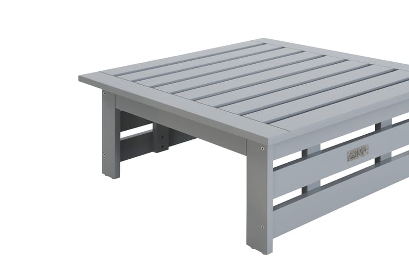 Husarn Soffbord Utomhus 80 cm - Utebord i Trä - Grå - Utemöbler & utemiljö - Loungemöbler - Loungeset & loungegrupp