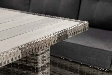 James Lyx Loungegrupp Vändbar - Grå / Svarta dynor - Utemöbler & utemiljö - Loungemöbler - Loungeset & loungegrupp