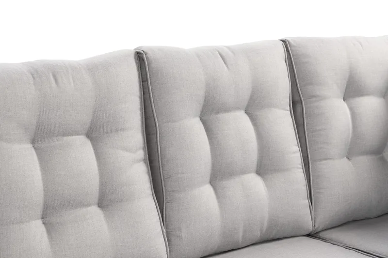 James Lyx Loungegrupp Vändbar - Vit / Gråa dynor - Utemöbler & utemiljö - Loungemöbler - Loungeset & loungegrupp