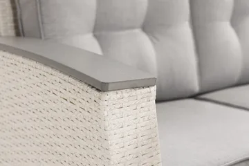 James Lyx Loungegrupp Vändbar - Vit / Gråa dynor - Utemöbler & utemiljö - Loungemöbler - Loungeset & loungegrupp