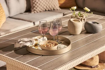 James Lyx Loungegrupp Vändbar - Vit / Gråa dynor - Utemöbler & utemiljö - Loungemöbler - Loungeset & loungegrupp