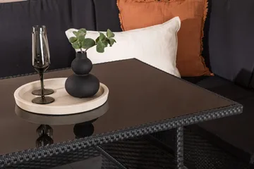 Knock Hörnsoffa Utomhus - Svart - Utemöbler & utemiljö - Loungemöbler - Loungeset & loungegrupp