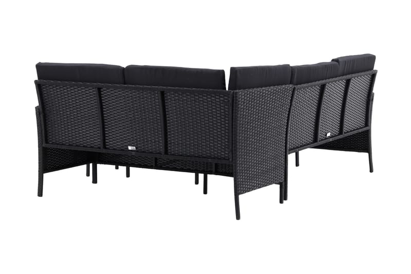 Knock Hörnsoffa Utomhus - Svart - Utemöbler & utemiljö - Loungemöbler - Loungeset & loungegrupp