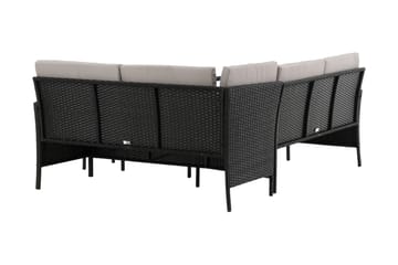 Knock Hörnsoffa Utomhus - Svart - Utemöbler & utemiljö - Loungemöbler - Loungeset & loungegrupp