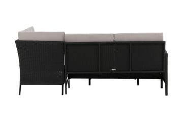 Knock Hörnsoffa Utomhus - Svart - Utemöbler & utemiljö - Loungemöbler - Loungeset & loungegrupp