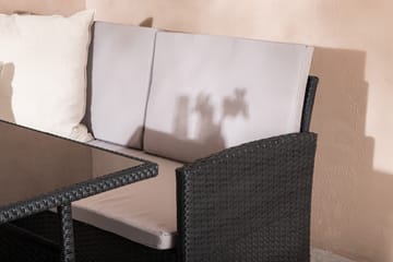 Knock Hörnsoffa Utomhus - Svart - Utemöbler & utemiljö - Loungemöbler - Loungeset & loungegrupp