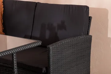 Knock Hörnsoffa Utomhus - Svart - Utemöbler & utemiljö - Loungemöbler - Loungeset & loungegrupp