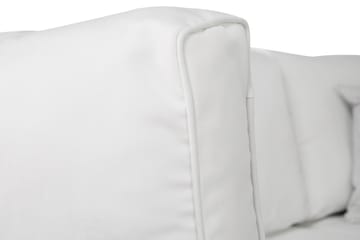 Loungegrupp Bahamas 6-sits Bord - Beige / Vita dynor / Glas - Utemöbler & utemiljö - Loungemöbler - Loungeset & loungegrupp