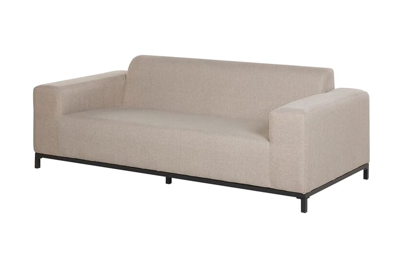 Loungegrupp Hughen 5-sits - Beige/Svart - Loungeset & loungegrupp - Soffgrupp utomhus