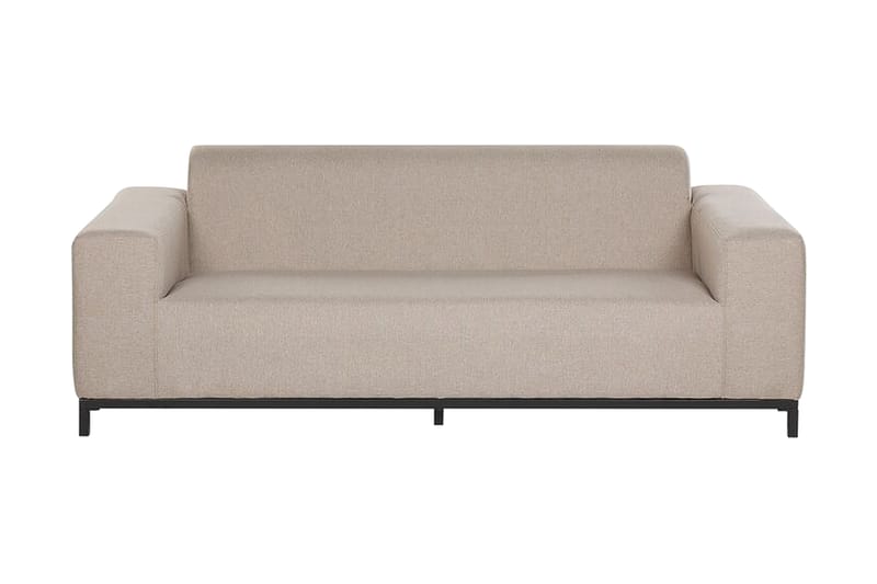 Loungegrupp Hughen 5-sits - Beige/Svart - Loungeset & loungegrupp - Soffgrupp utomhus