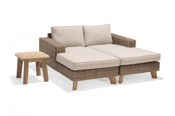 Loungegrupp Utomhus Bahamas 2-4-sits - Beige - Utemöbler & utemiljö - Loungemöbler - Loungeset & loungegrupp