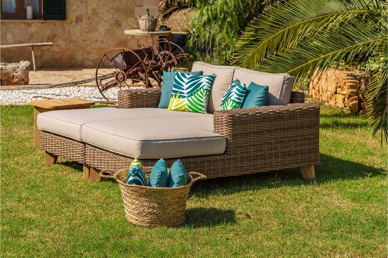 Loungegrupp Utomhus Bahamas 2-4-sits - Beige - Utemöbler & utemiljö - Loungemöbler - Loungeset & loungegrupp