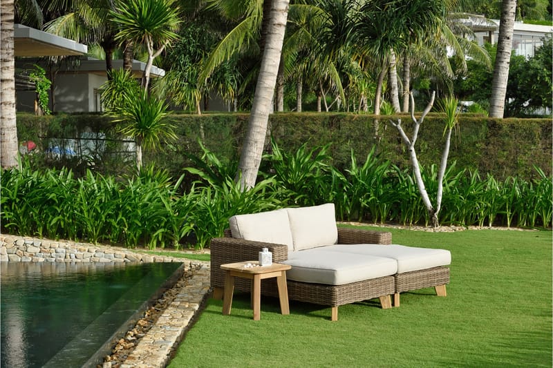 Loungegrupp Utomhus Bahamas 2-4-sits - Beige - Utemöbler & utemiljö - Loungemöbler - Loungeset & loungegrupp
