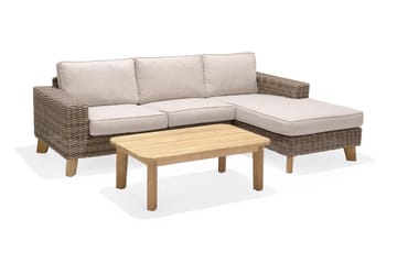 Loungegrupp Utomhus Bahamas 3-4-sits - Beige - Utemöbler & utemiljö - Loungemöbler - Loungeset & loungegrupp