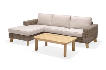 Loungegrupp Utomhus Bahamas 4-sits - Beige - Utemöbler & utemiljö - Loungemöbler - Loungeset & loungegrupp