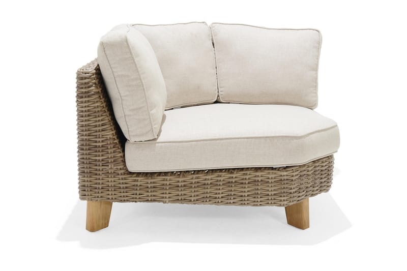 Loungegrupp Utomhus Bahamas 5-sits - Beige - Utemöbler & utemiljö - Loungemöbler - Loungeset & loungegrupp