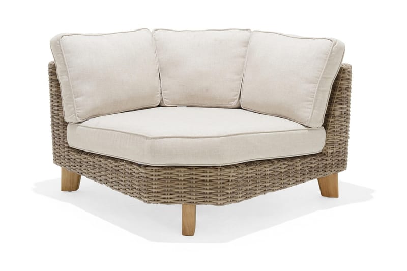 Loungegrupp Utomhus Bahamas 5-sits - Beige - Utemöbler & utemiljö - Loungemöbler - Loungeset & loungegrupp