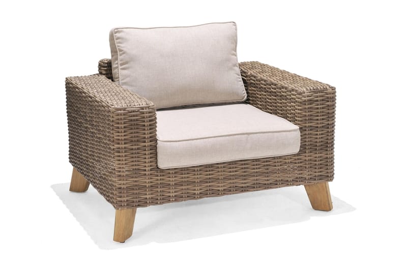 Loungegrupp Utomhus Bahamas 5-sits - Beige - Utemöbler & utemiljö - Loungemöbler - Loungeset & loungegrupp