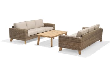 Loungegrupp Utomhus Bahamas 6-sits - Beige - Utemöbler & utemiljö - Loungemöbler - Loungeset & loungegrupp