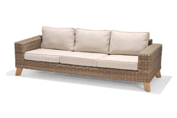 Loungegrupp Utomhus Bahamas 6-sits - Beige - Utemöbler & utemiljö - Loungemöbler - Loungeset & loungegrupp