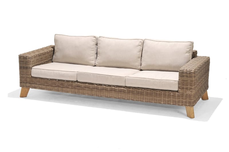 Loungegrupp Utomhus Bahamas 6-sits - Beige - Utemöbler & utemiljö - Loungemöbler - Loungeset & loungegrupp