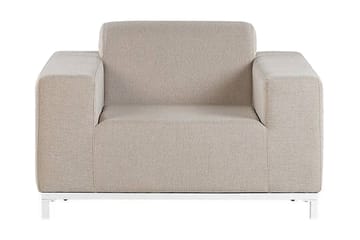 Loungegrupp Utomhus Hughen 5-sits - Beige - Utemöbler & utemiljö - Loungemöbler - Loungeset & loungegrupp