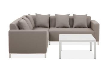 Loungegrupp Utomhus Magaoay - Beige - Utemöbler & utemiljö - Loungemöbler - Loungeset & loungegrupp