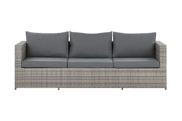 Loungegrupp Utomhus rottig grå SABBIA - Grå - Utemöbler & utemiljö - Loungemöbler - Loungeset & loungegrupp