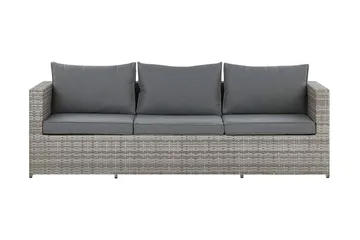 Loungegrupp Utomhus rottig grå SABBIA - Grå - Utemöbler & utemiljö - Loungemöbler - Loungeset & loungegrupp