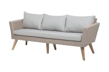 Loungegrupp Utomhus Vittoria xl  120 cm - Trä|Natur - Utemöbler & utemiljö - Loungemöbler - Loungeset & loungegrupp