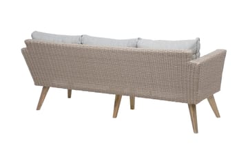 Loungegrupp Utomhus Vittoria xl  120 cm - Trä|Natur - Utemöbler & utemiljö - Loungemöbler - Loungeset & loungegrupp
