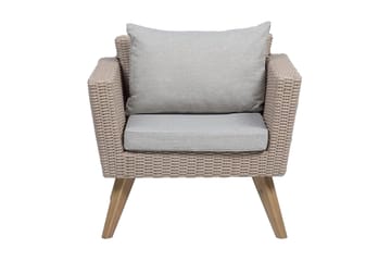 Loungegrupp Utomhus Vittoria xl  120 cm - Trä|Natur - Utemöbler & utemiljö - Loungemöbler - Loungeset & loungegrupp