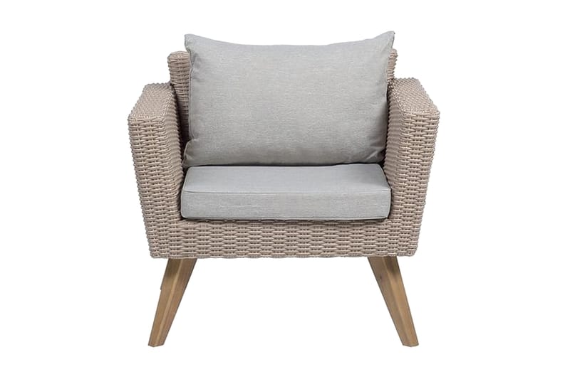 Loungegrupp Utomhus Vittoria xl  120 cm - Trä|Natur - Utemöbler & utemiljö - Loungemöbler - Loungeset & loungegrupp