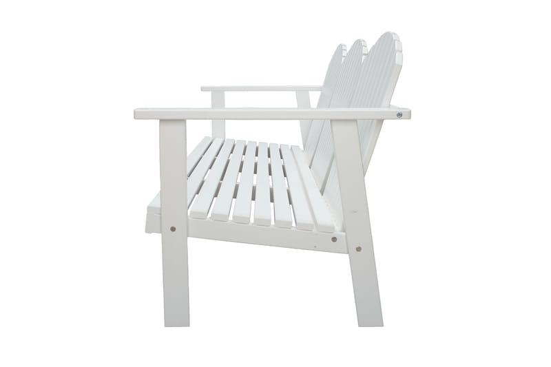 Loungeset Rolston Vit - Vit - Soffgrupp utomhus - Loungeset & loungegrupp