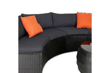 Loungrgrupp Ängebacken 6-sits - Antracit - Utemöbler & utemiljö - Loungemöbler - Loungeset & loungegrupp