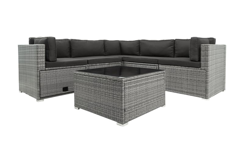 Loungrgrupp Borråsen 7-sits, Grå