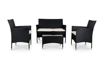 Loungrgrupp Sundsstrand 4-sits - Antracit - Utemöbler & utemiljö - Loungemöbler - Loungeset & loungegrupp