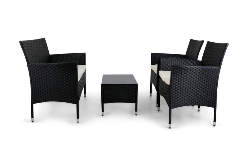 Loungrgrupp Sundsstrand 4-sits - Antracit - Utemöbler & utemiljö - Loungemöbler - Loungeset & loungegrupp