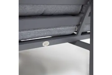 Möbelset ADRIAN Utebord och Hörnsoffa Utomhus mörkgrå - Utemöbler & utemiljö - Loungemöbler - Loungeset & loungegrupp