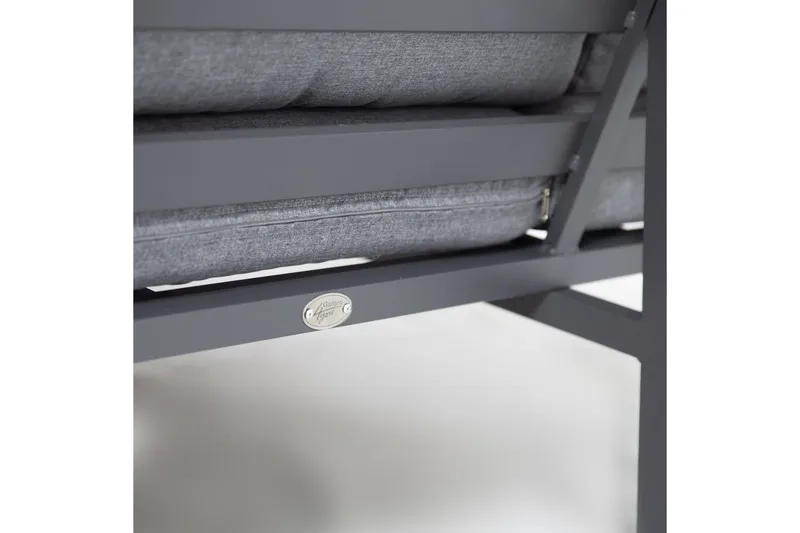 Möbelset ADRIAN Utebord och Hörnsoffa Utomhus mörkgrå - Utemöbler & utemiljö - Loungemöbler - Loungeset & loungegrupp