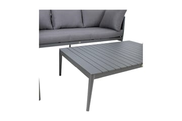Möbelset Bremen 4 delar Grå - Utemöbler & utemiljö - Loungemöbler - Loungeset & loungegrupp