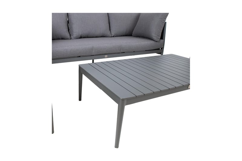 Möbelset Bremen 4 delar Grå - Utemöbler & utemiljö - Loungemöbler - Loungeset & loungegrupp