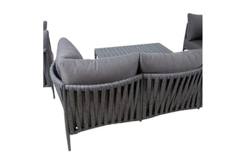 Möbelset Bremen 4 delar Grå - Utemöbler & utemiljö - Loungemöbler - Loungeset & loungegrupp