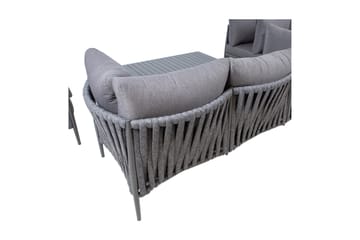 Möbelset Bremen 4 delar Grå - Utemöbler & utemiljö - Loungemöbler - Loungeset & loungegrupp