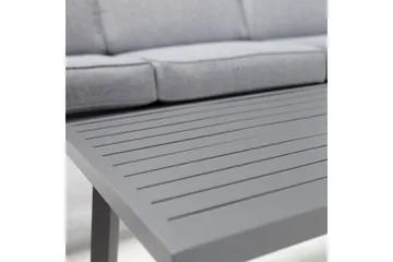 Möbelset Casper Utebord Utesoffa Och 2 Utestolar Mörkgrå - Utemöbler & utemiljö - Loungemöbler - Loungeset & loungegrupp