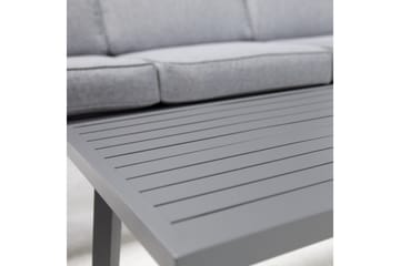 Möbelset Casper Utebord Utesoffa Och 2 Utestolar Mörkgrå - Utemöbler & utemiljö - Loungemöbler - Loungeset & loungegrupp