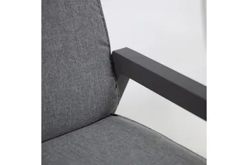 Möbelset Casper Utebord Utesoffa Och 2 Utestolar Mörkgrå - Utemöbler & utemiljö - Loungemöbler - Loungeset & loungegrupp