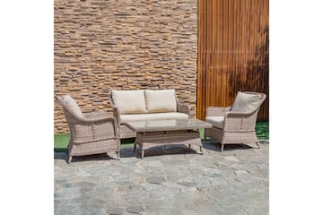 Möbelset EDEN Utebord Utesoffa och 2 Utefåtöljer - Utemöbler & utemiljö - Loungemöbler - Loungeset & loungegrupp