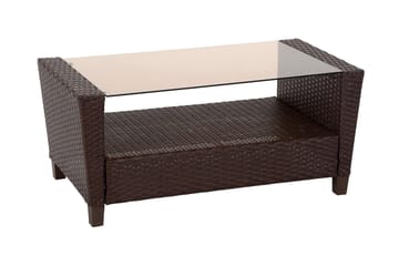 Malmo Loungegrupp Utomhus Konstrotting Brun - Dorel Home - Utemöbler & utemiljö - Loungemöbler - Loungeset & loungegrupp