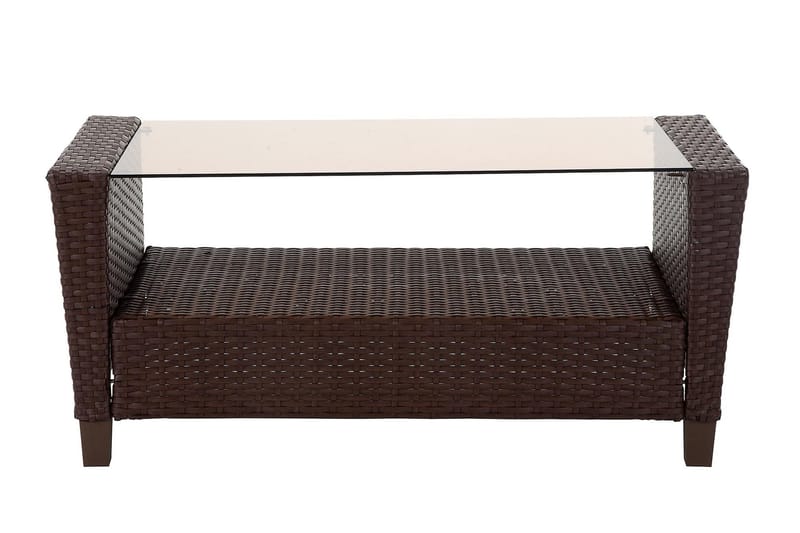 Malmo Loungegrupp Utomhus Konstrotting Brun - Dorel Home - Utemöbler & utemiljö - Loungemöbler - Loungeset & loungegrupp